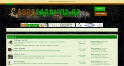 Desktop Screenshot of forotarantulas.com